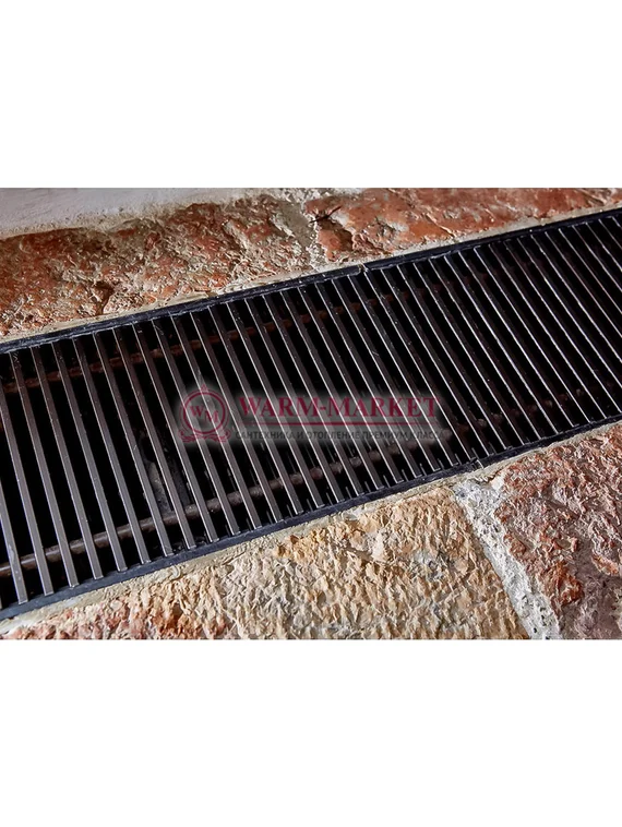 Внутрипольный конвектор Katherm QK nano глубиной 70 мм, шириной 165 мм