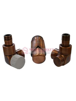 Комплект термостатический Lux 6037 Античная Медь