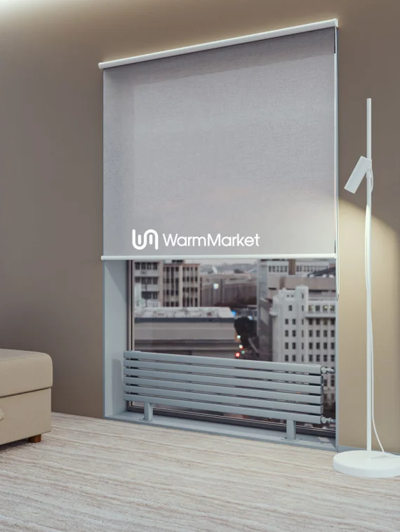 Bareng Tipe ZN 1750 - напольный трубчатый радиатор шириной 1750 мм, боковое подключение