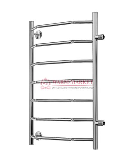 Виктория П7 - водяной полотенцесушитель, боковое подключение, белый