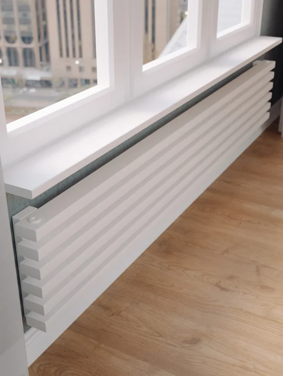 Bronto Plex Z - горизонтальный трубчатый радиатор шириной 1750 мм, нижнее разнесенное подключение