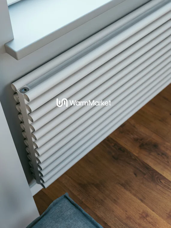 Axxinot Wemar Z 1200 - горизонтальный алюминиевый радиатор шириной 1230 мм