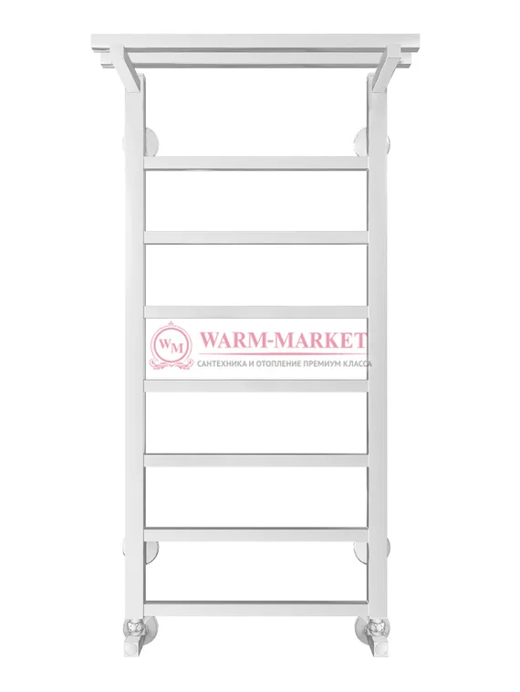 Контур П8-2 - водяной полотенцесушитель с полкой, нижнее подключение