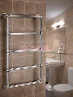 Полотенцесушитель Warmer Bomond в ретро стиле 1000х500 мм, 5 перекладин