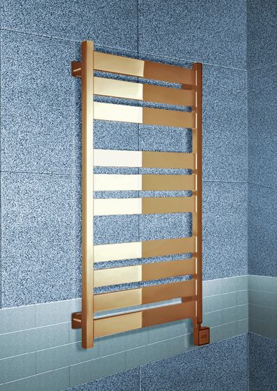 Centurion E - электрический полотенцесушитель с квадратными и прямоугольными перекладинами, 600х400 мм