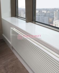 Горизонтальный трубчатый радиатор KZTO Paralleli g2 1534 шаг 25