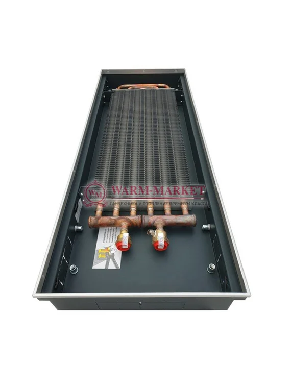 Внутрипольный конвектор Techno Power KVZ(16), высота 85 мм., ширина 250 мм., без решетки