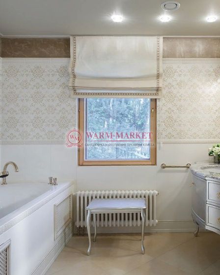 Трубчатый радиатор Zehnder 5030 V002 с нижним подключением