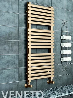 Veneto Bronze -  бронзовый дизайн полотенцесушитель с квадратным профилем.