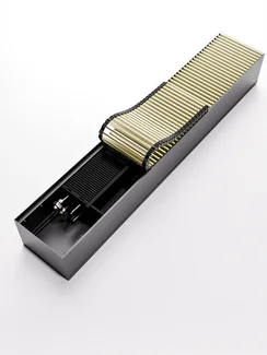 Внутрипольный конвектор с естественной конвекцией Möhlenhoff WSKP шириной 180 мм, высотой 190 мм