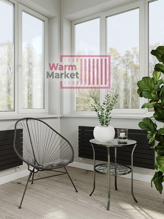 Piatto 30х60 Z - горизонтальный трубчатый радиатор шириной 750 мм, 9 секций