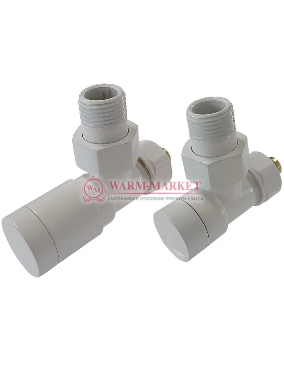 Комплект клапанов с ручной регулировкой Elegant 6042 Белый