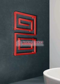 Garmonia l Ral- дизайнерский цветной полотенцесушитель из квадратного профиля