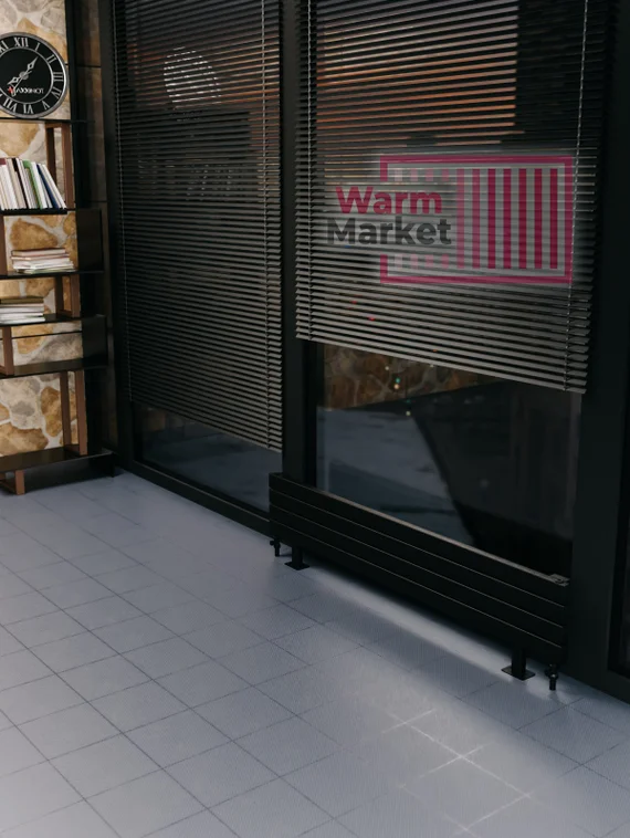 Axxinot Adero 30х60 ZN - горизонтальный радиатор на ножках шириной 600 мм, 14 секций