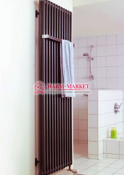 Вертикальный трубчатый радиатор Dia Norm 2180 двухтрубный, нижнее правое/левое подключение