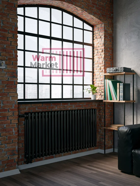 Axxinot Sentir 3057 - стальной трубчатый радиатор, нижнее подключение с термостатикой N69 твв