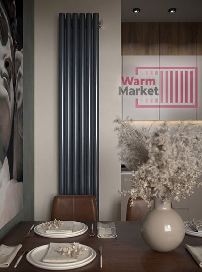 Diametro 42 V - вертикальный трубчатый радиатор высотой 1000 мм, 6 секций
