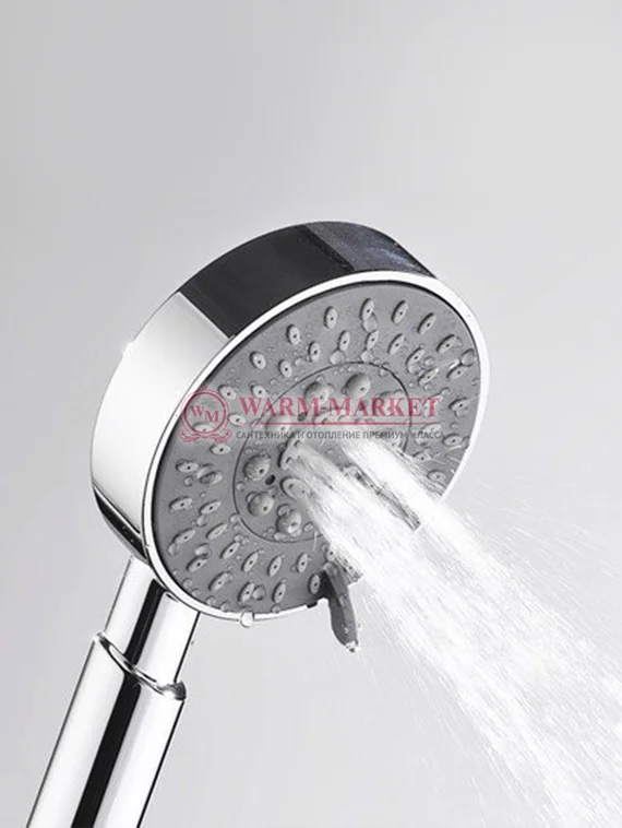 Встраиваемый комплект для душа с верхней душевой насадкой и лейкой черный А16028-Bl Thermo