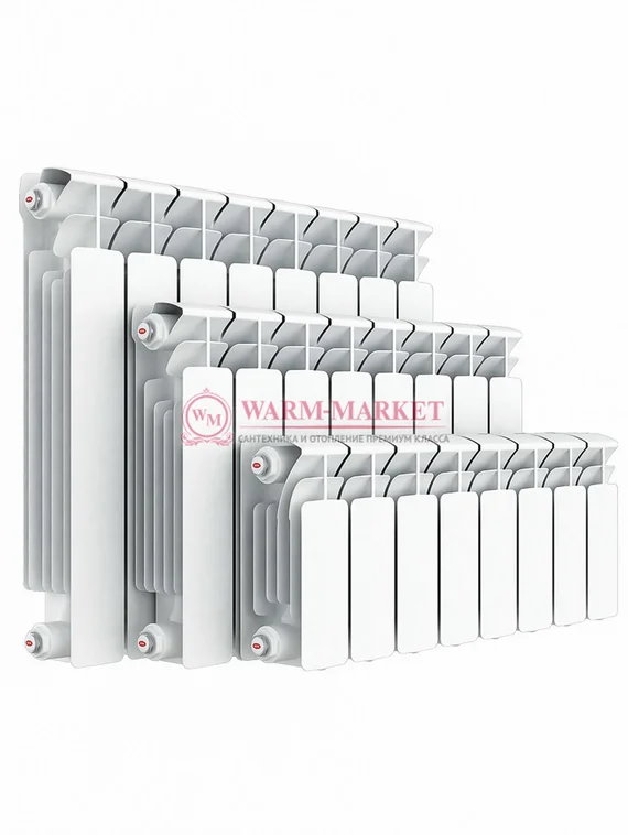 Rifar Base 350 - биметаллический радиатор с боковым подключением