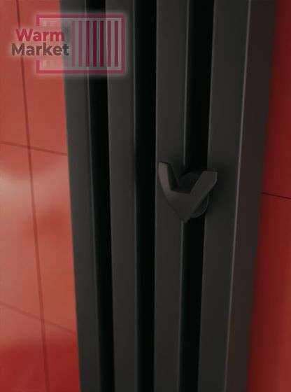 Axxinot Cardea 60х30 VE - вертикальный электрический радиатор высотой 1750 мм, 5 секций