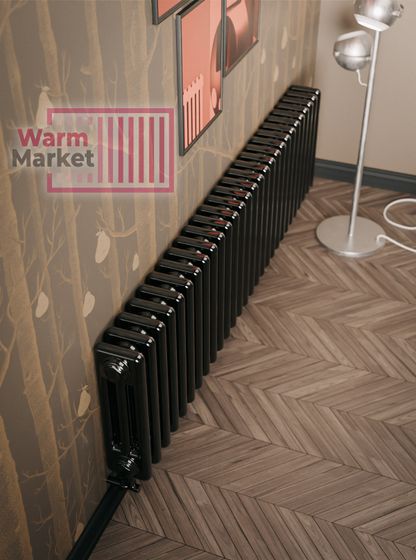 Трубчатый радиатор Solira 3040 N12 боковое подключение, цвета RAL