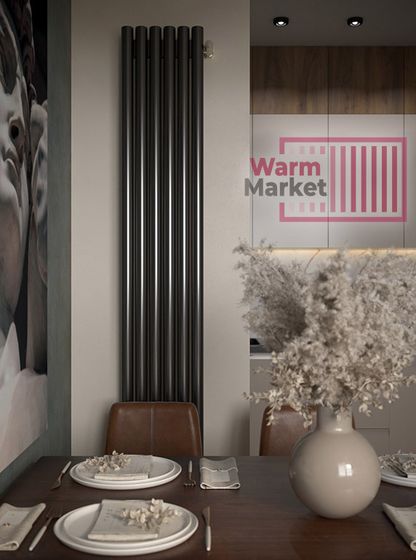 Diametro 42 V - вертикальный трубчатый радиатор высотой 1250 мм, 13 секций