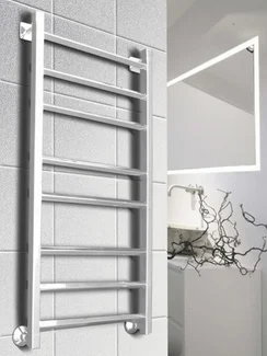 Sorento White - белый полотенцесушитель c перекладинами оригинальной формы