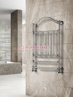 Полотенцесушитель Warmer Prestige в ретро стиле с аркой 100х500 мм, 4 перекладины