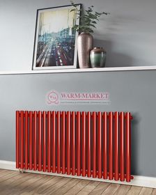 Трубчатый радиатор KZTO Garmonia А25 V1 высотой 534 мм напольного исполнения