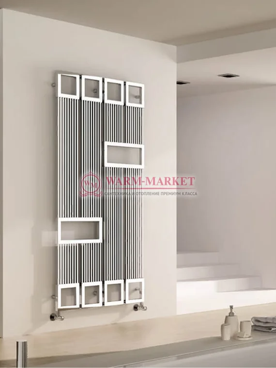 Forma C - водяной дизайнерский полотенцесушитель из нержавеющей стали