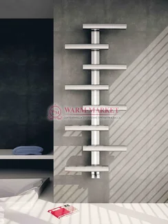 Дизайнерский полотенцесушитель из матовой полированной нержавеющей стали Vivi Carisa