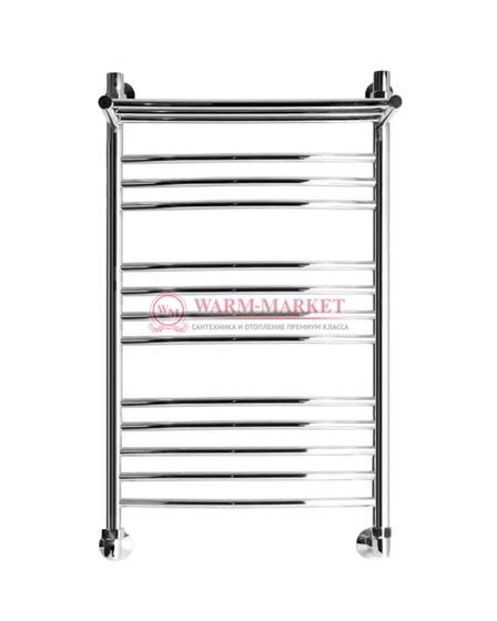 Bogema 2 (дуга) - водяной полотенцесушитель с полкой из нержавеющей стали