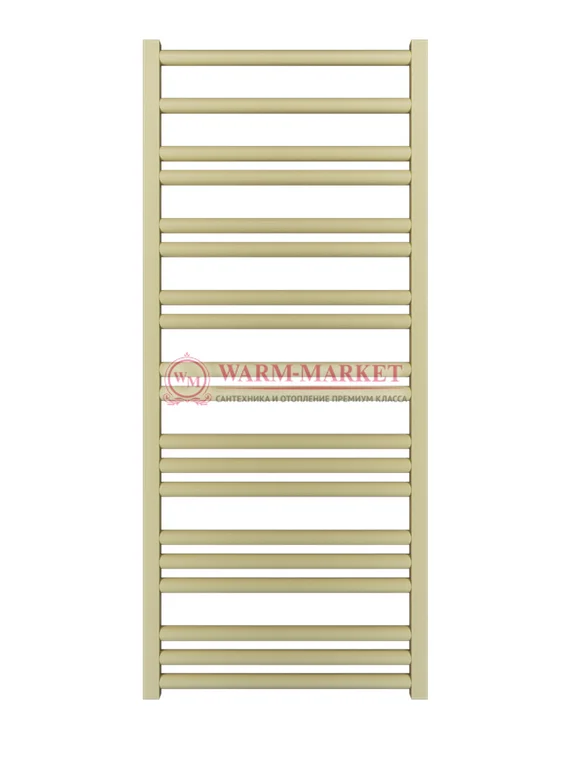 Mandarino Tubo 500х1200 - цветной полотенцесушитель из анодированного алюминия, модель 19/65