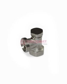 Вентиль запорный угловой на обратную линию Varmann DN15, диаметр 3/4", 701312