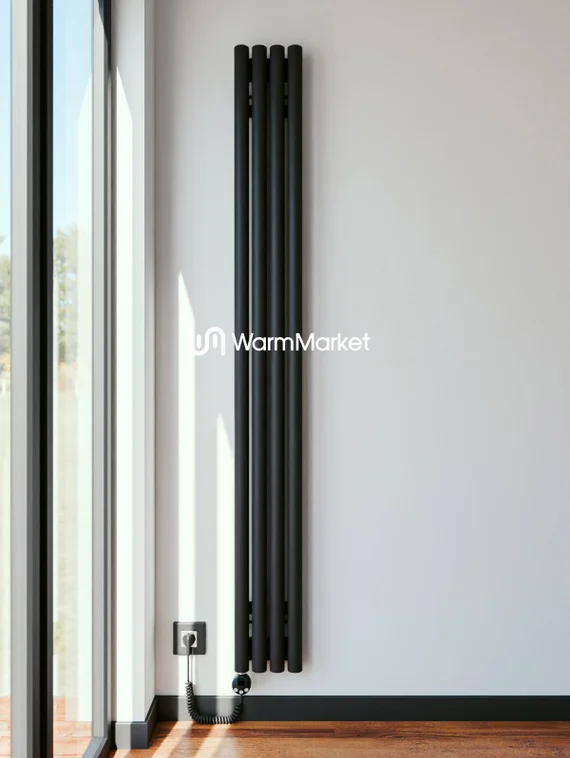 Bareng Monte VE 1250 - вертикальный электрический трубчатый радиатор высотой 1250 мм