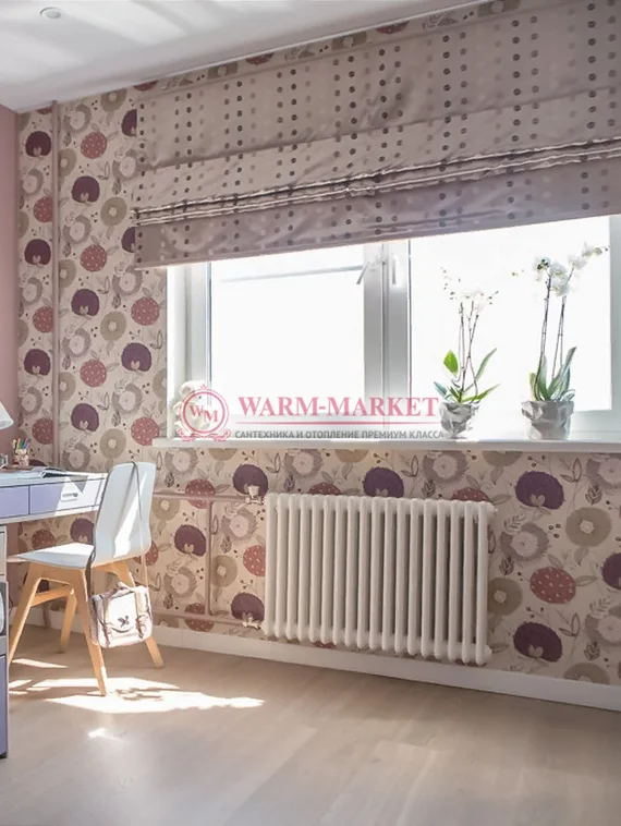 Трубчатый радиатор Arbonia 3057 трехтрубный боковое подключение