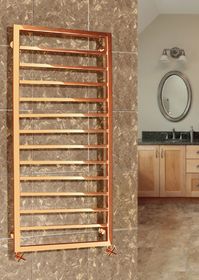 Croma Bronze - бронзовый дизайн полотенцесушитель с квадратным профилем