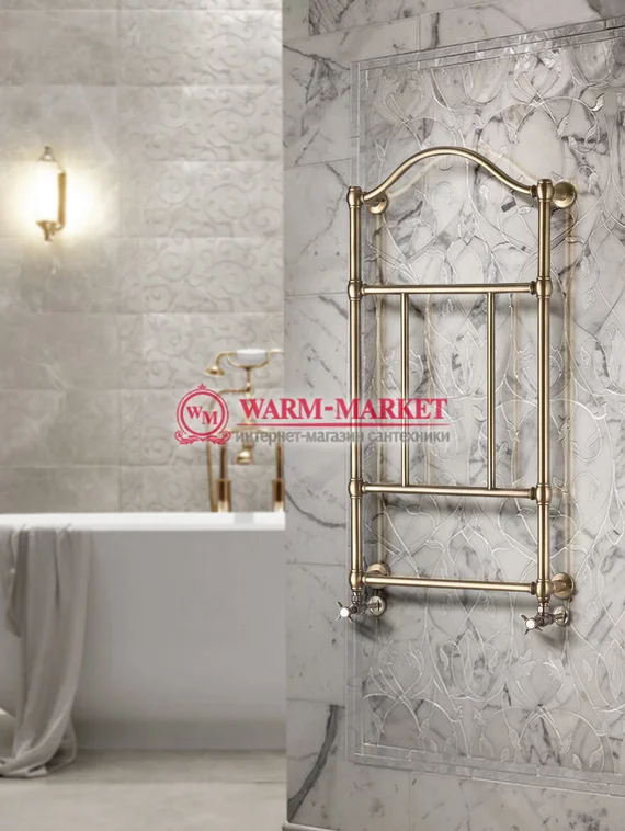 Brandoni Exclusive - полотенцесушитель в стиле ретро с аркой купить