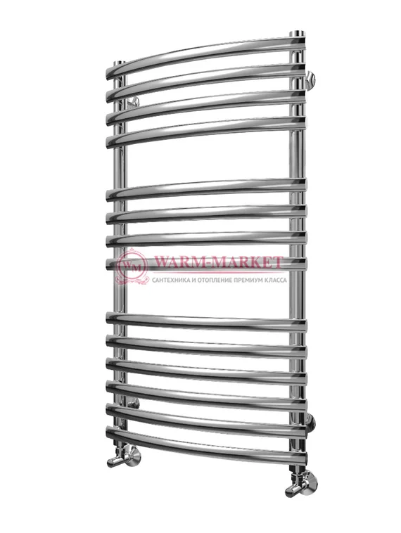 Капри П14 - водяной полотенцесушитель, нижнее подключение, цвет золото