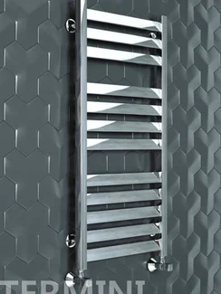 Termini - водяной дизайн полотенцесушитель с прямоугольными вертикалями