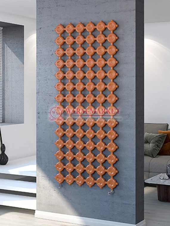 Радиатор «Maroc» - это вертикально расположенная безопасная батарея. Никаких острых углов и занятых квадратных метров! Дом, в котором установлен такой настенный радиатор, обязательно приобретет свою изюминку. Латунные элементы радиатора надежно соединены в единую систему, которая помимо отопительной функции выполнит еще и дизайнерскую. Отлично впишется в интерьер любого стиля – от лофта до хай тек. Трубы внутри радиатора покрыты антикоррозийным материалом, который защищает металл от ржавчины и агрессивных веществ.  Радиатор «Maroc» – лучшее решение для современных людей. Выполняется в различных цветах и вариациях только из качественных европейских материалов.