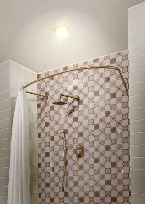 П-образный карниз для ванны серия Premium цвет бронза. | Фото