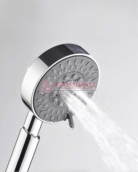 Встраиваемый комплект для душа с верхней душевой насадкой и лейкой черный А14028-Bl