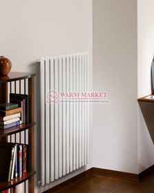 Вертикальный трубчатый радиатор KZTO Garmonia C40 V1 высотой 1557 мм напольного исполнения