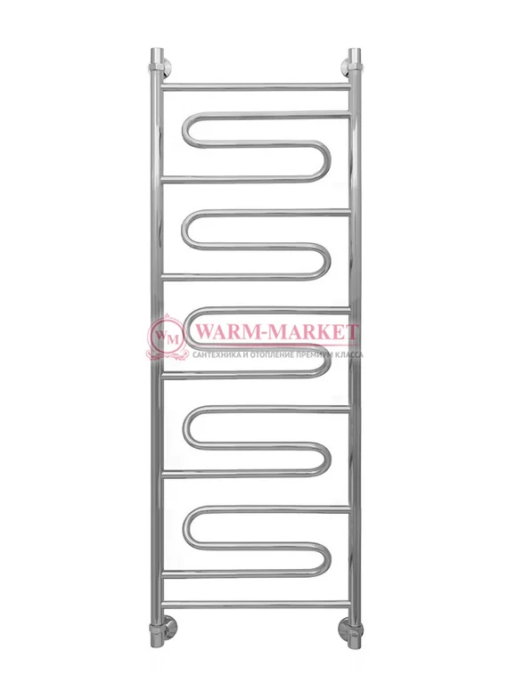 Virazh-1 - водяной дизайн-полотенцесушитель из нержавеющей стали