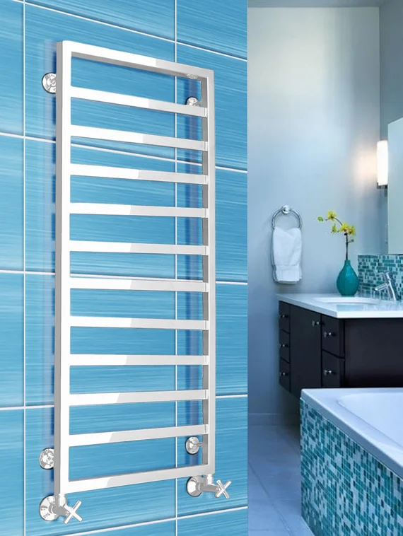 Bergamo - электрический дизайн полотенцесушитель с квадратным профилем