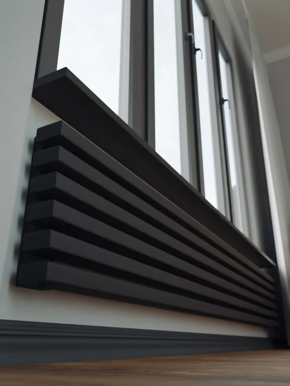 Bronto Plex Z - горизонтальный трубчатый радиатор шириной 2000 мм, нижнее правое подключение