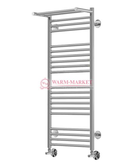 Аврора П20-2 - электрический полотенцесушитель с полкой, цвет бронза