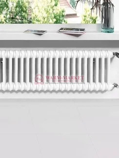 Трубчатый радиатор Arbonia 5037 пятитрубный, нижнее с вентилем подключение