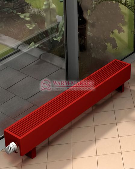 Напольный конвектор KZTO Radiator Элегант мини 80х130  ral 3020